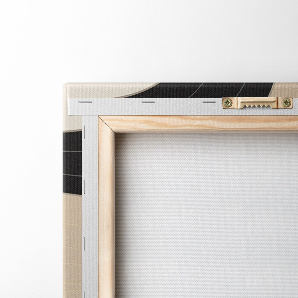 Black and white wavy lines