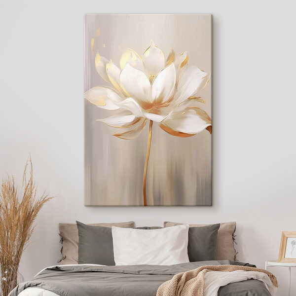 Wandbilder Elegante Blüte in sanften Farbtönen