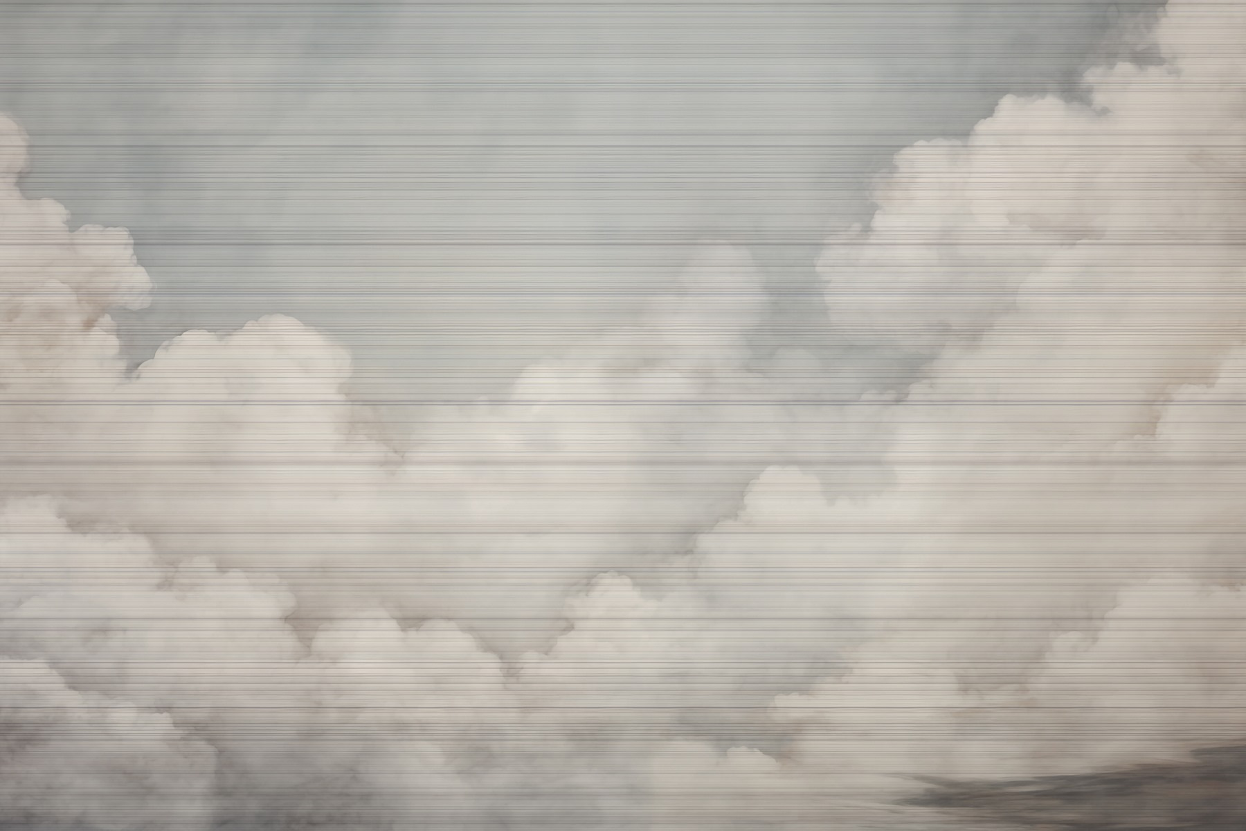 White clouds in the sky