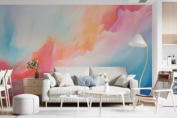 Buntes Gemälde von Wolken Buntes Gemälde von Wolken