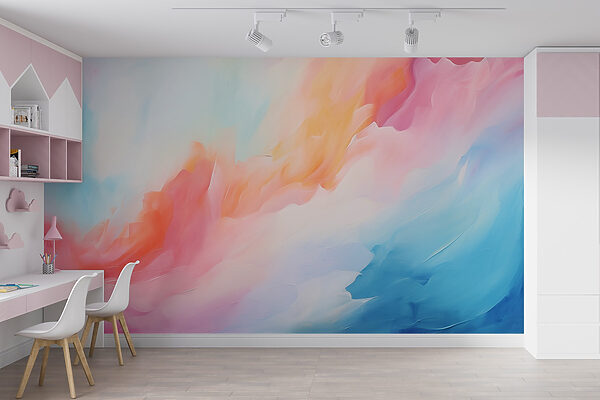 Buntes Gemälde von Wolken Buntes Gemälde von Wolken