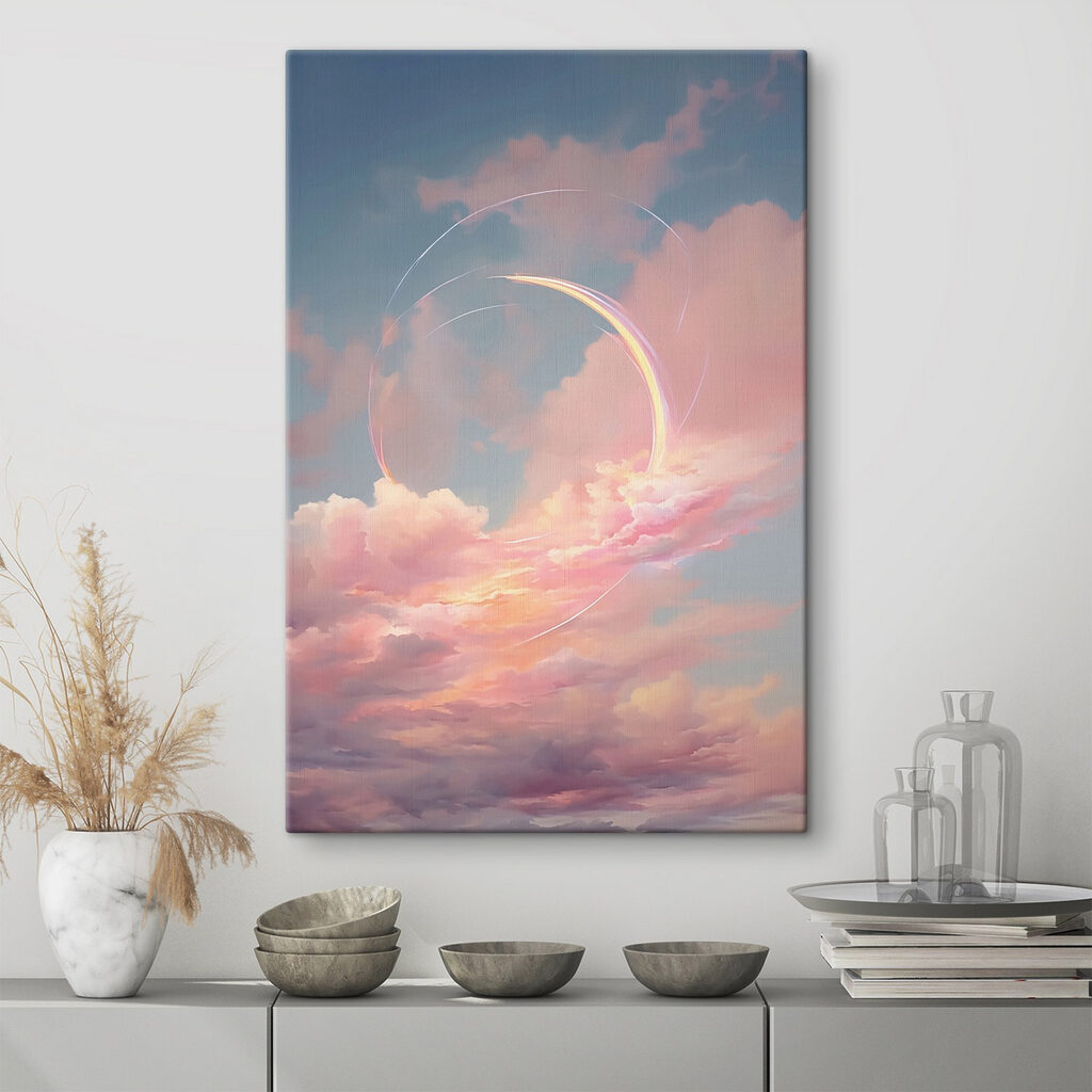 Pink clouds in the sky Pink clouds in the sky