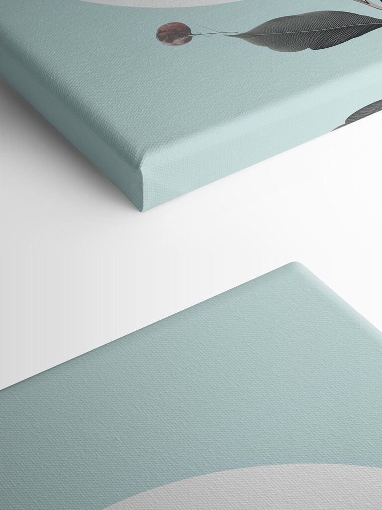 Pink flower with black center and leaves Pink flower with black center and leaves