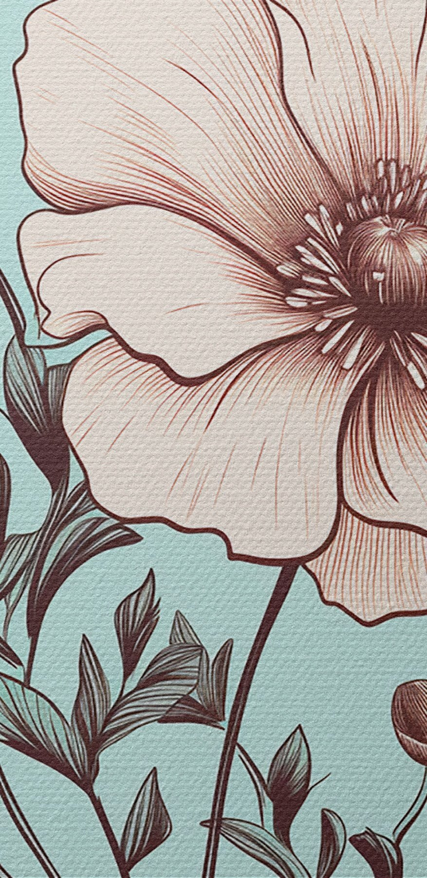 Zeichnung einer Blume