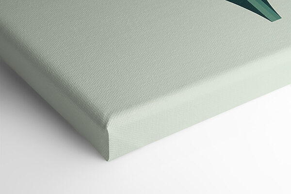 Pink flower with green leaves