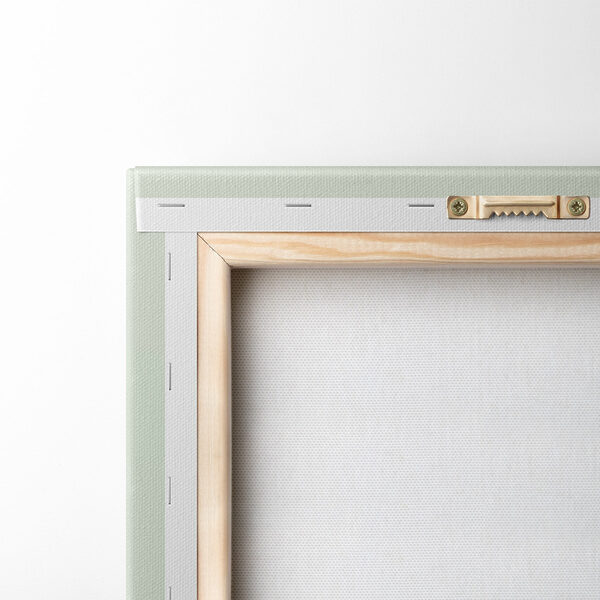 Pink flower with green leaves