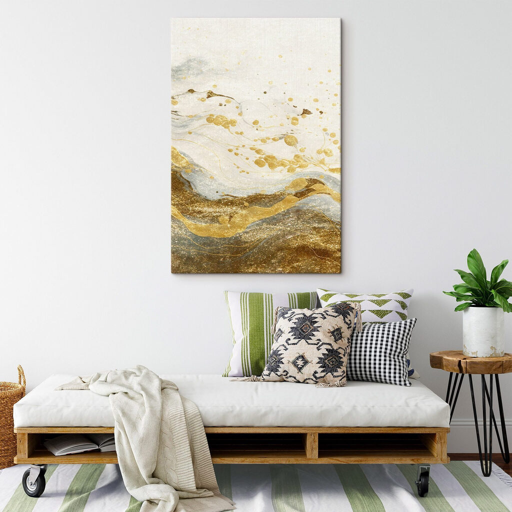 Flowing abstract colors and organic shapes