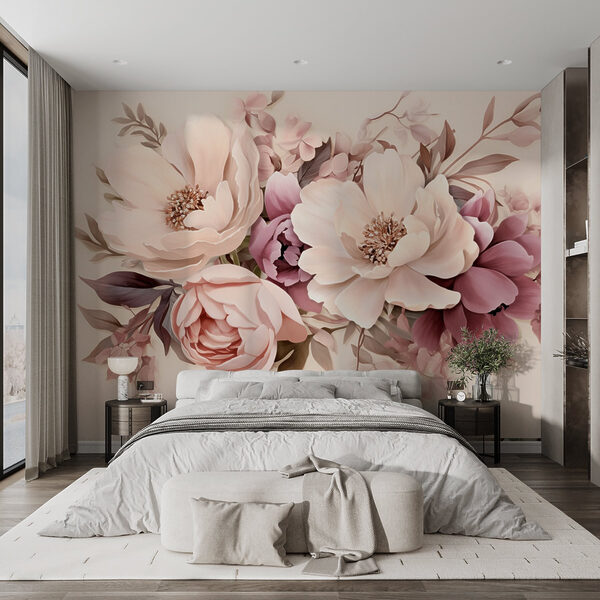 Gruppe von Blumen auf einem weißen Hintergrund Gruppe von Blumen auf einem weißen Hintergrund