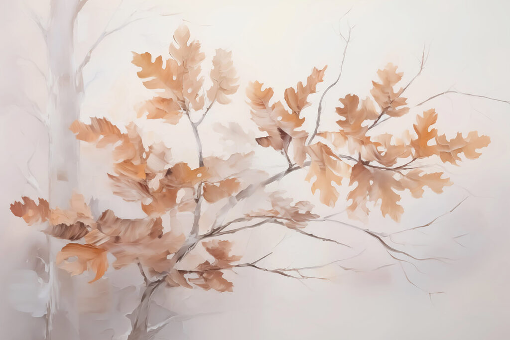 Baum mit braunen Blättern Baum mit braunen Blättern