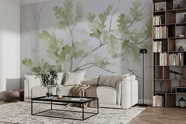 Tree branch with leaves