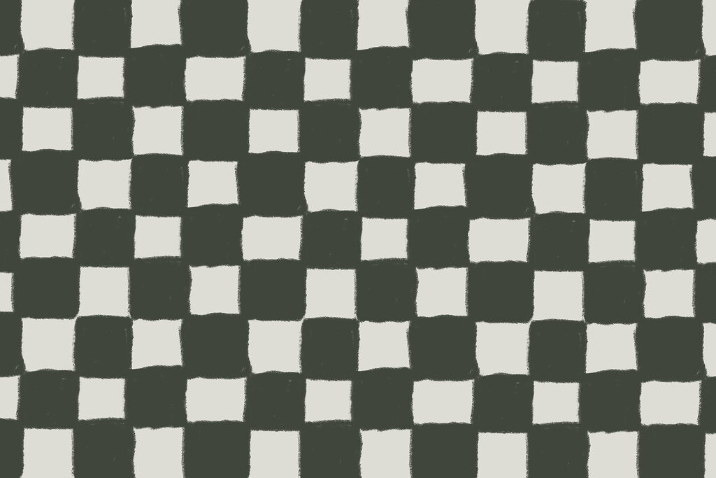 Schwarz-weißes Karomuster Schwarz-weißes Karomuster