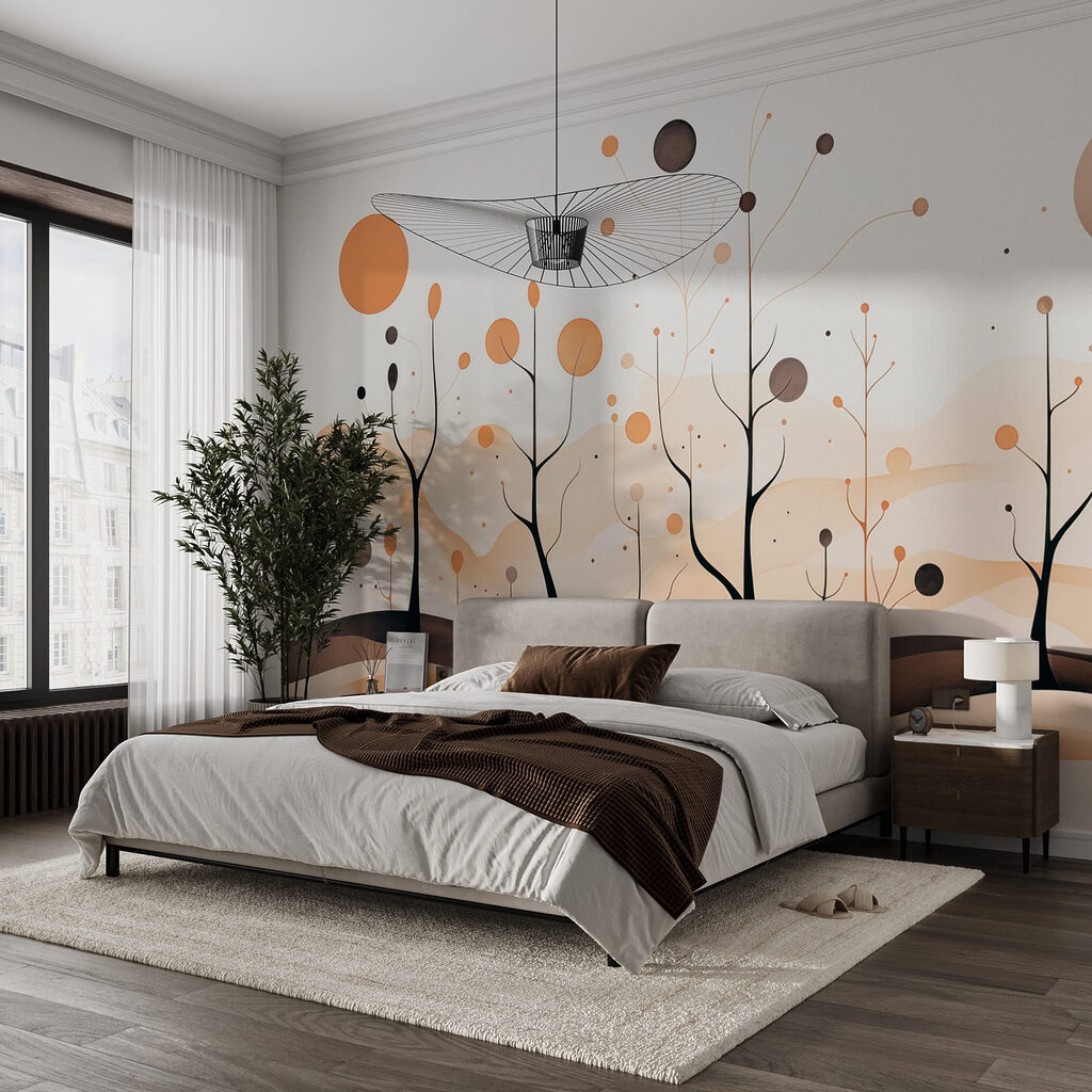 Painting of trees and plants Painting of trees and plants