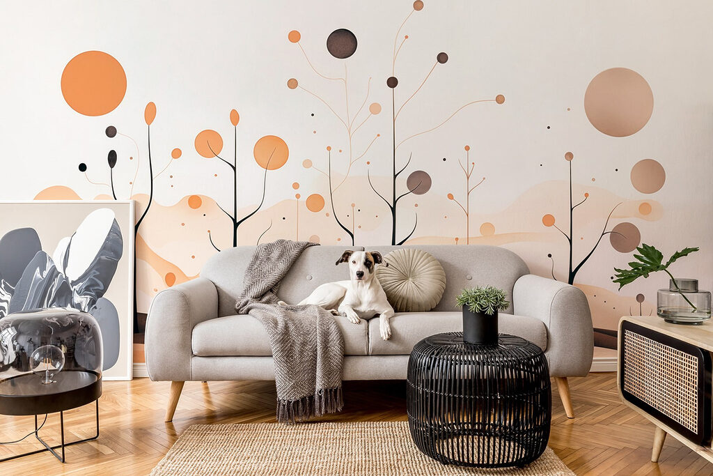 Painting of trees and plants Painting of trees and plants