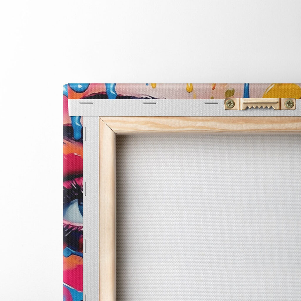 Woman with paint on her face Woman with paint on her face