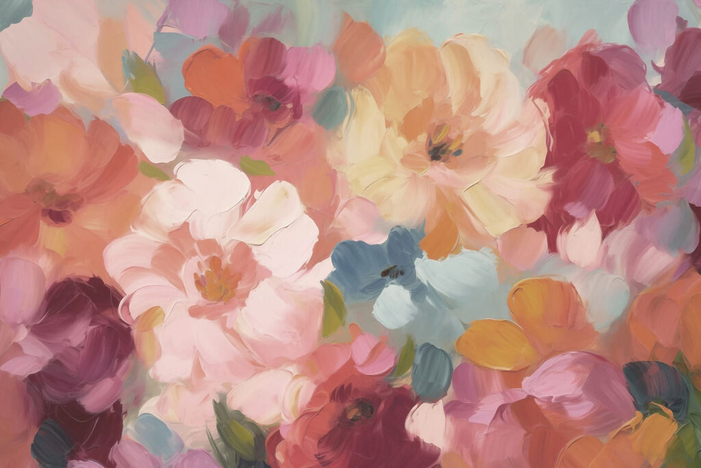 Painting of flowers Painting of flowers