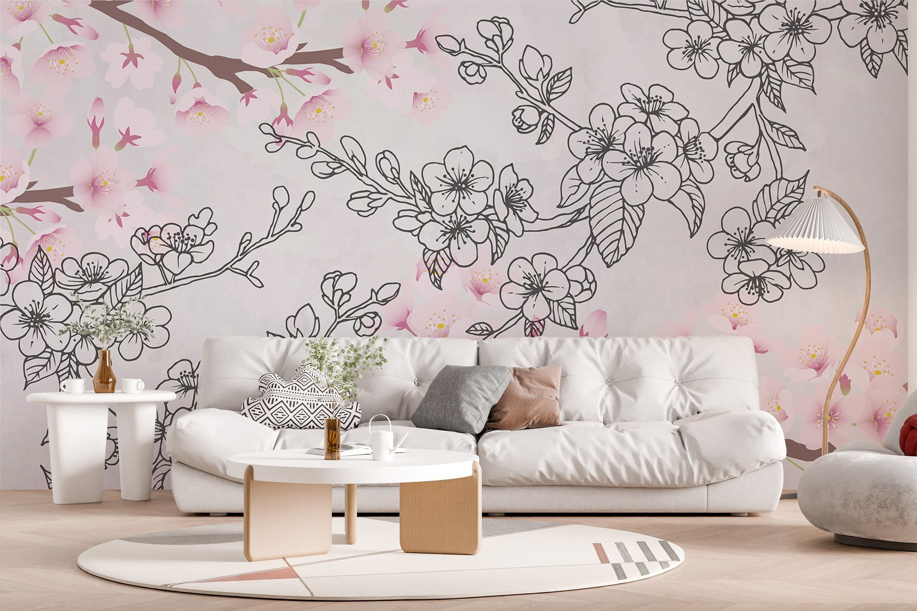 Delicate blossoms in soft pastels Delicate blossoms in soft pastels