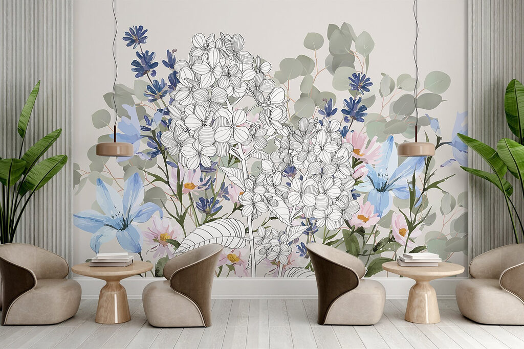 Delicate blooms in soft hues Delicate blooms in soft hues