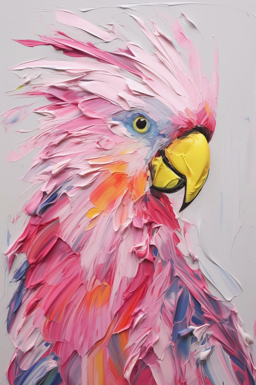 Gemälde eines Vogels