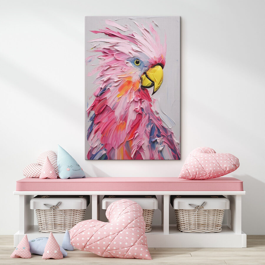 Gemälde eines Vogels