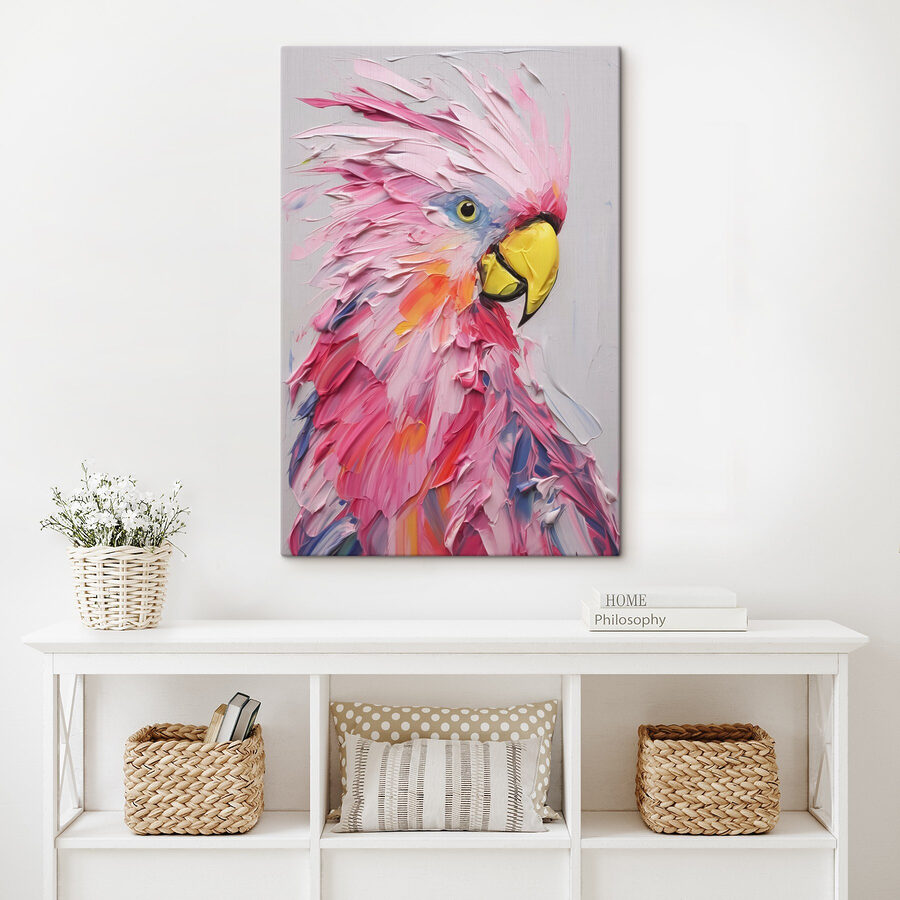 Gemälde eines Vogels