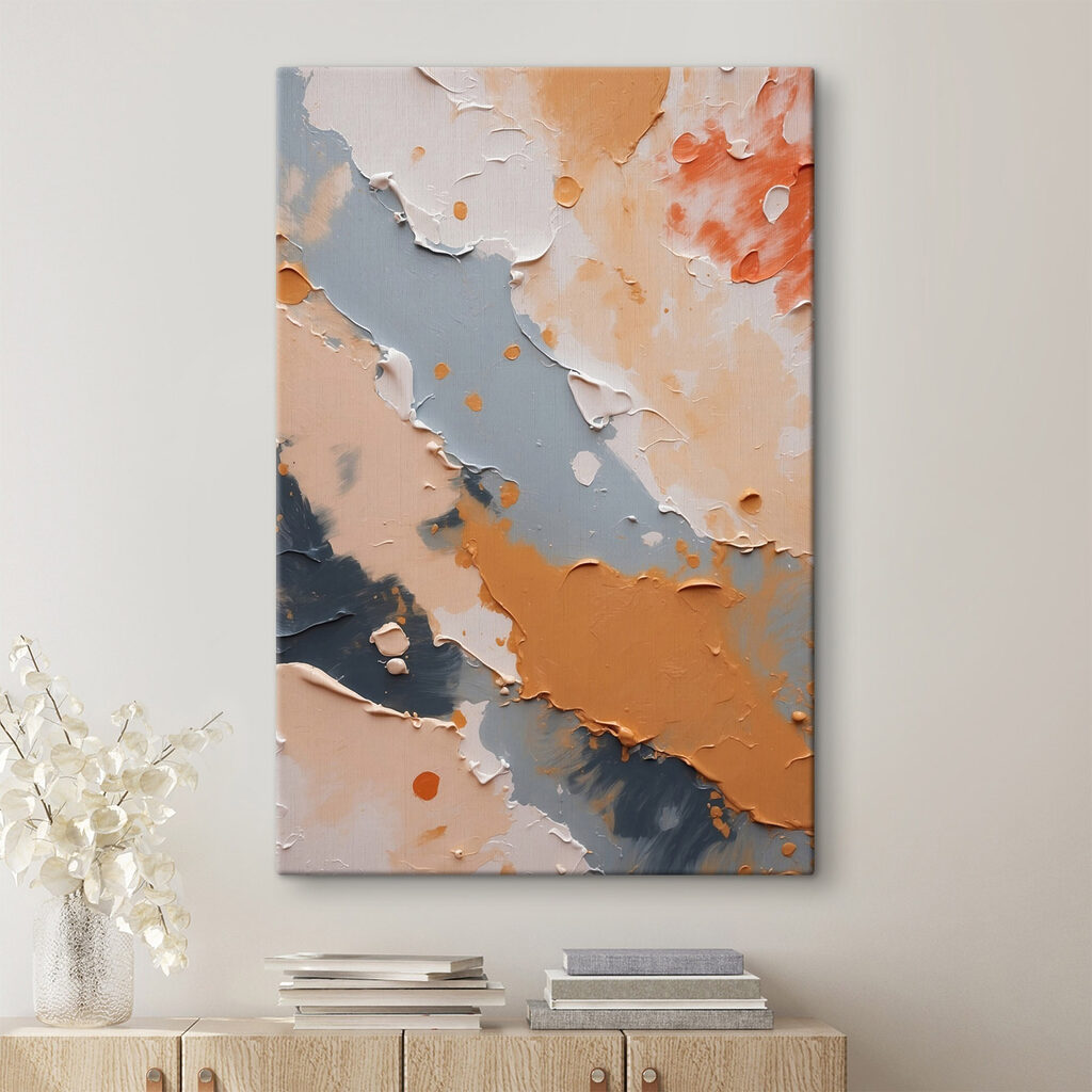 Artistic textures in warm tones