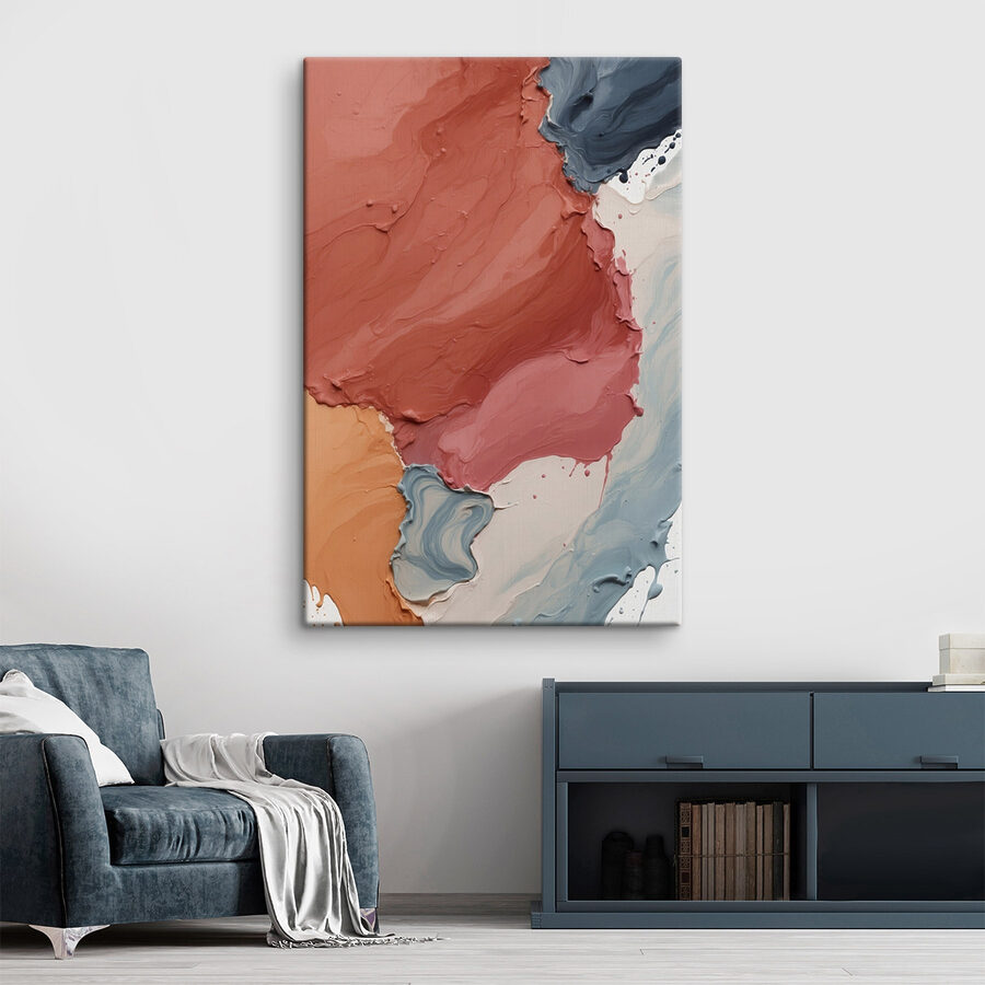 – Abstrakte Farbpalette in Bewegung – Abstrakte Farbpalette in Bewegung