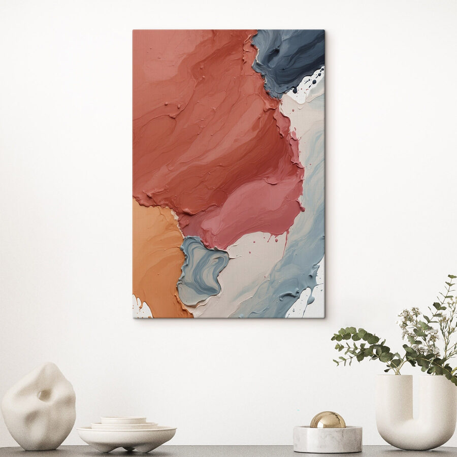 – Abstrakte Farbpalette in Bewegung – Abstrakte Farbpalette in Bewegung