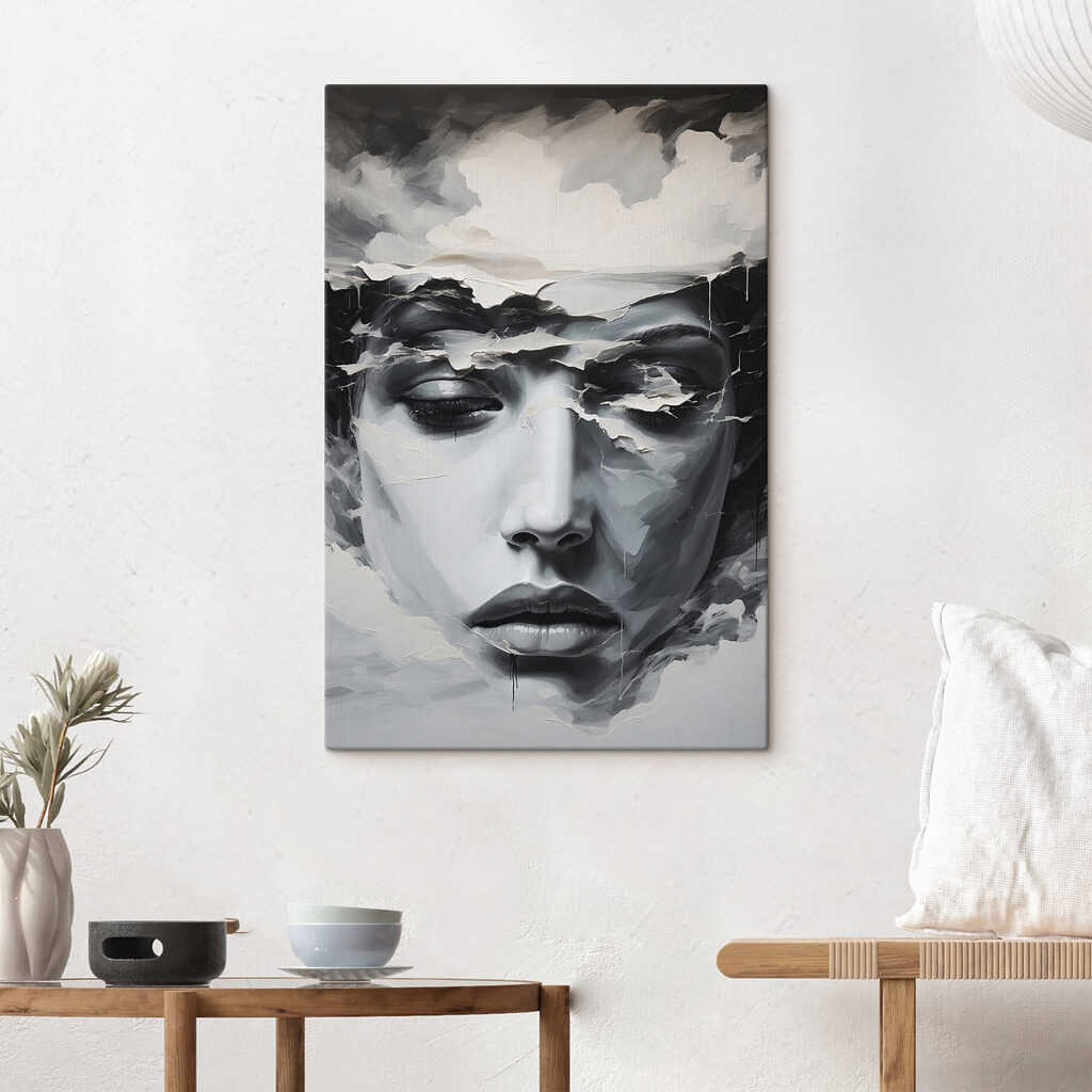 Ethereal beauty in monochromatic tones