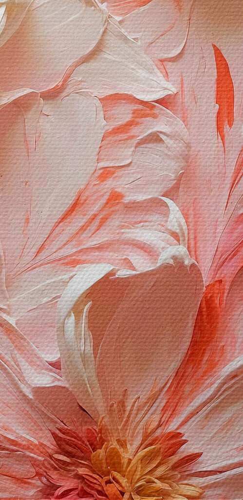 Delicate petals in soft pastel hues Delicate petals in soft pastel hues