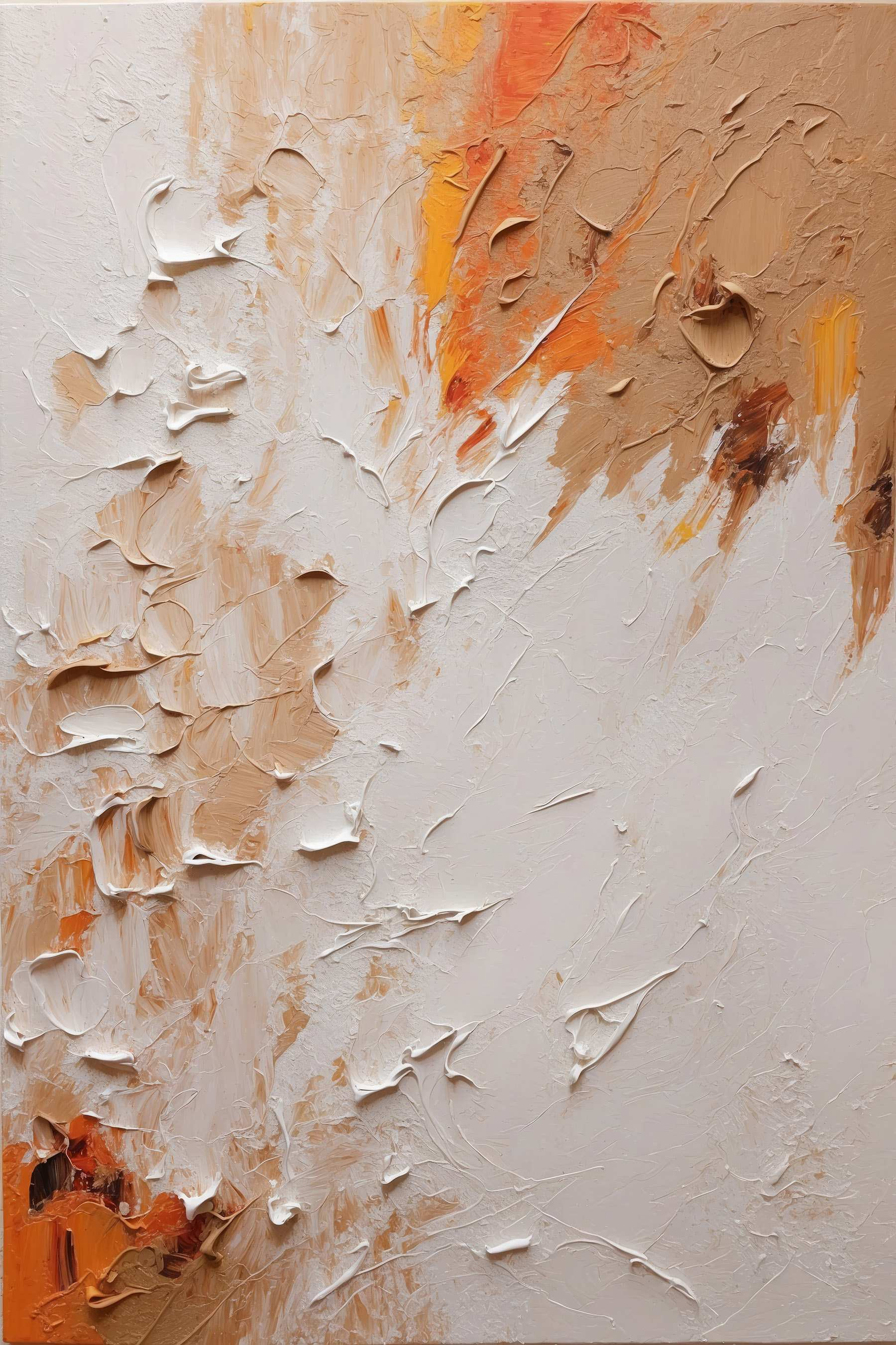 Textured canvas with warm tones