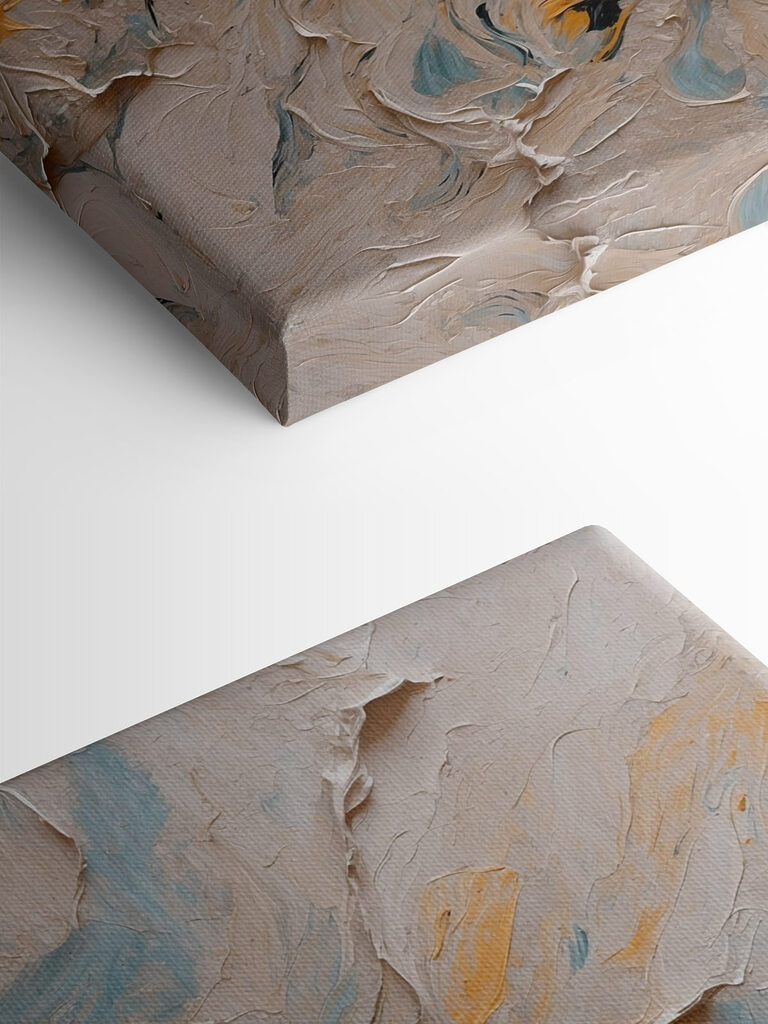 Abstract swirls of color and texture