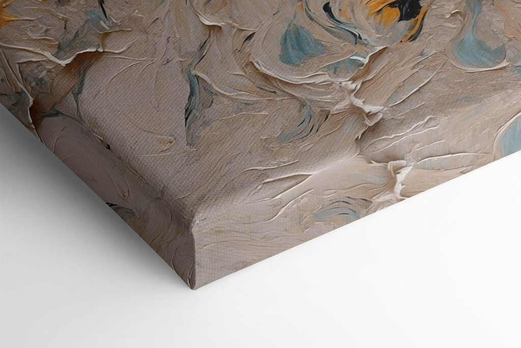 Abstract swirls of color and texture