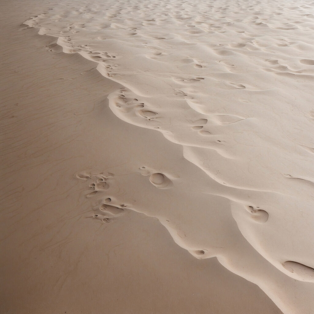 Footprints in the sand