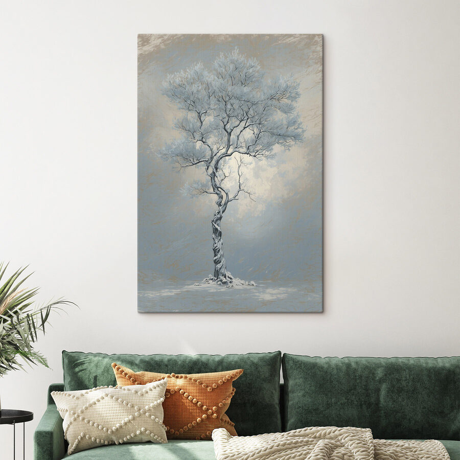 Baum mit Schnee auf ihm Baum mit Schnee auf ihm