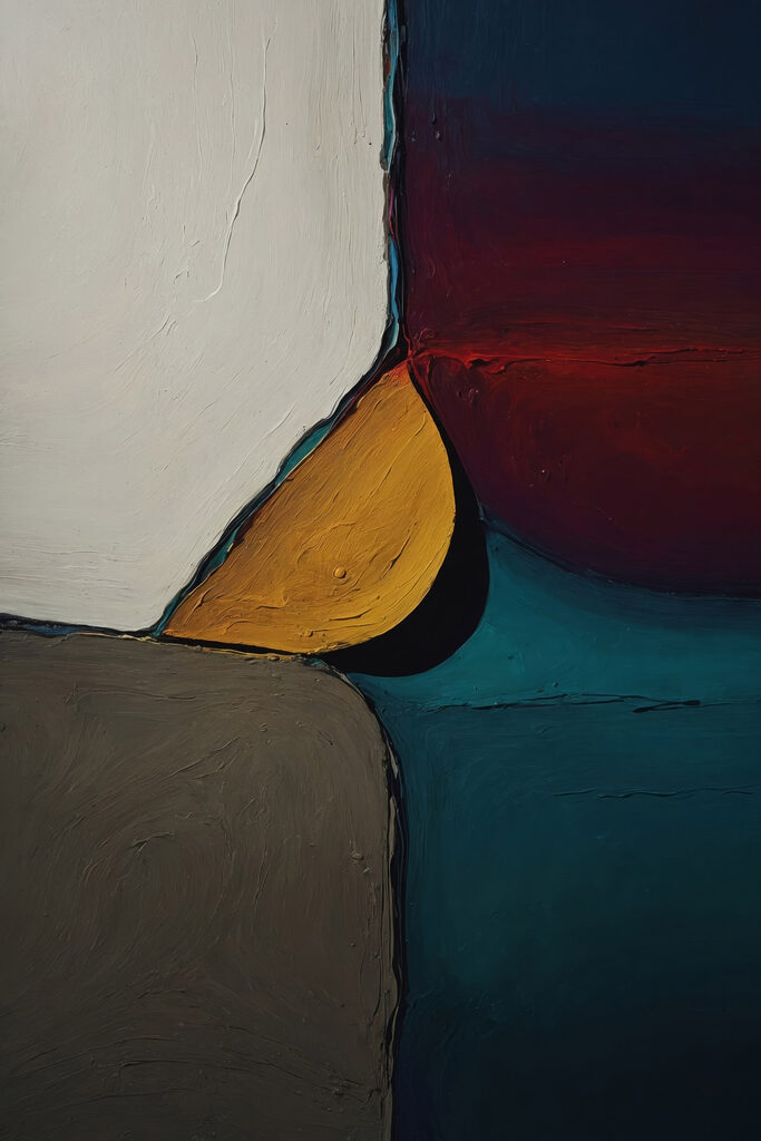 Abstract shapes in bold colors Abstract shapes in bold colors