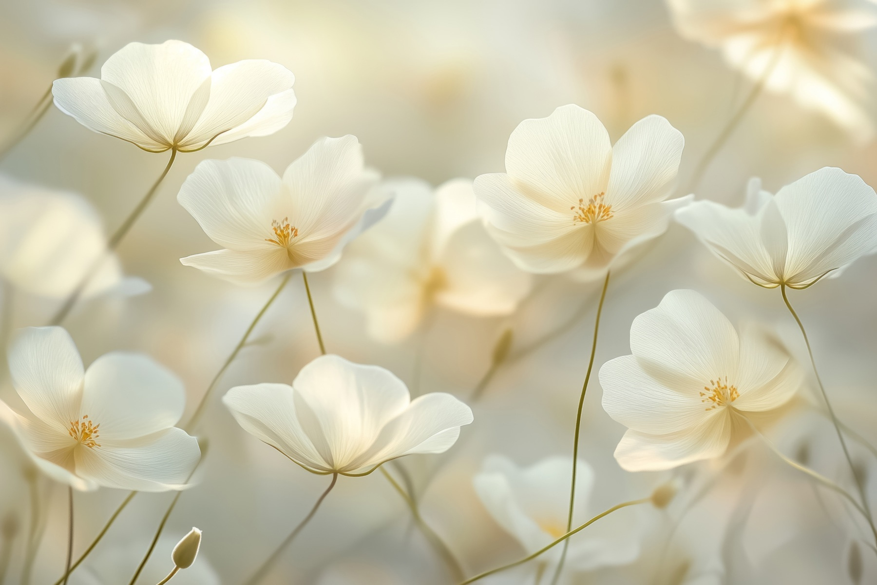 Group of white flowers