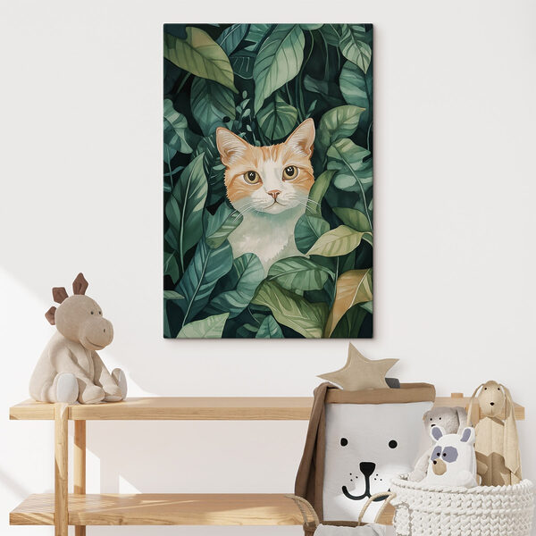 Katze im Laub Katze im Laub