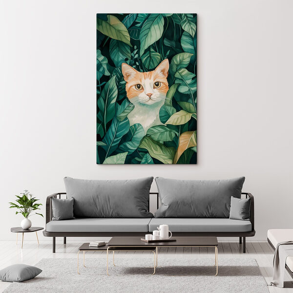 Katze im Laub Katze im Laub