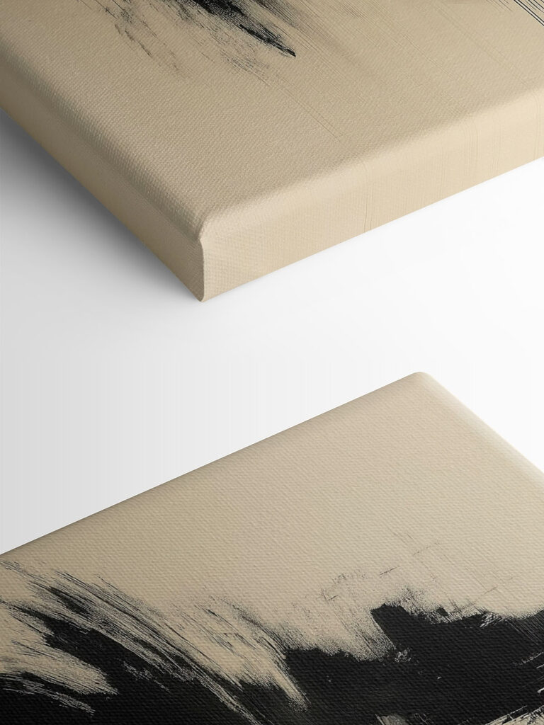 Black circle with white background