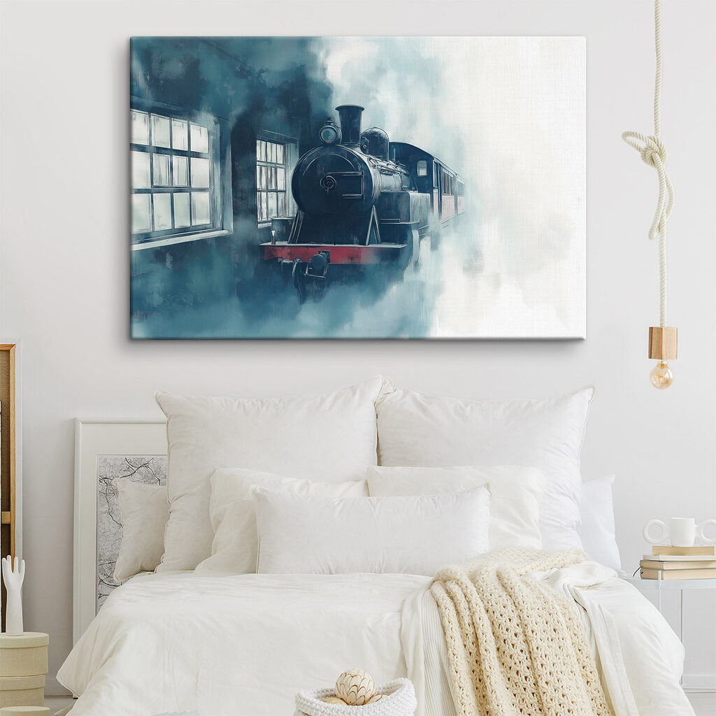 Train in a room