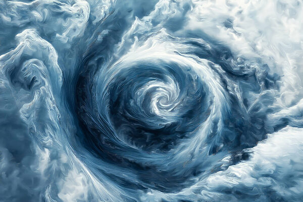 Wolkenwirbel am Himmel Wolkenwirbel am Himmel