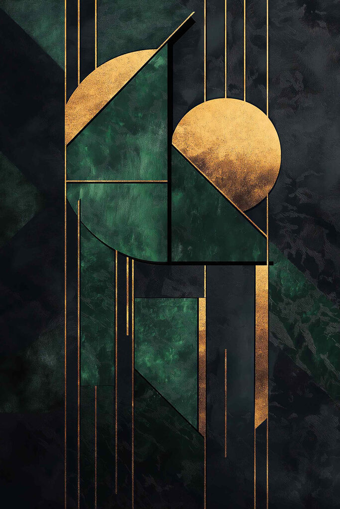 Abstract design with rich colors