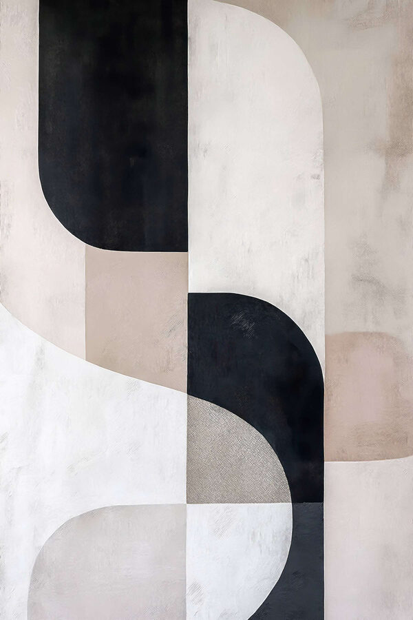 Schwarz-weißes Kunstwerk Schwarz-weißes Kunstwerk