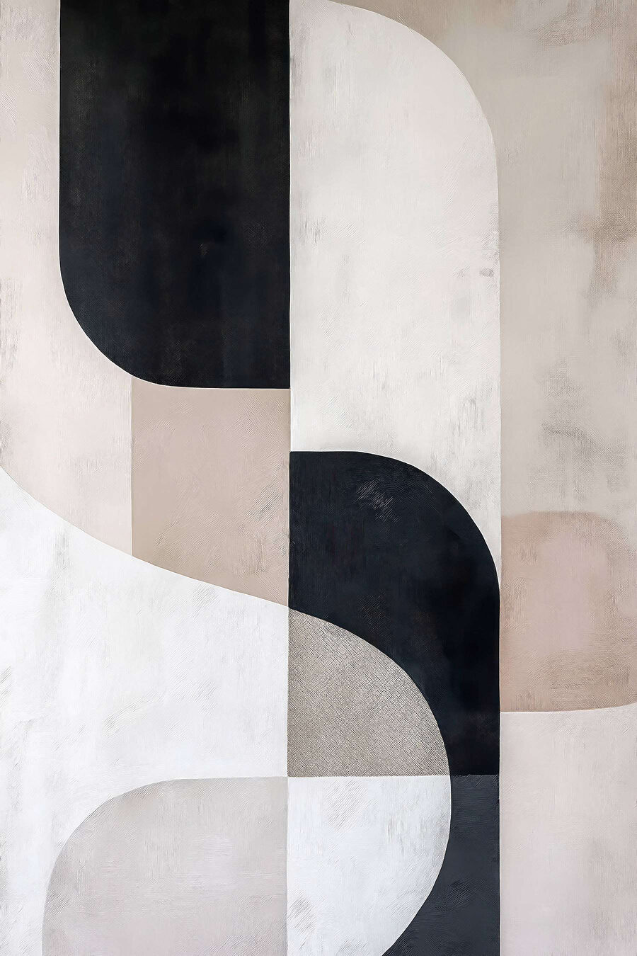 Schwarz-weißes Kunstwerk Schwarz-weißes Kunstwerk