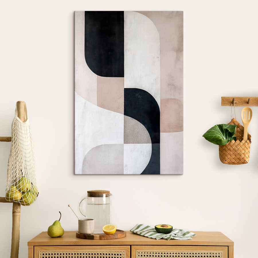 Schwarz-weißes Kunstwerk Schwarz-weißes Kunstwerk
