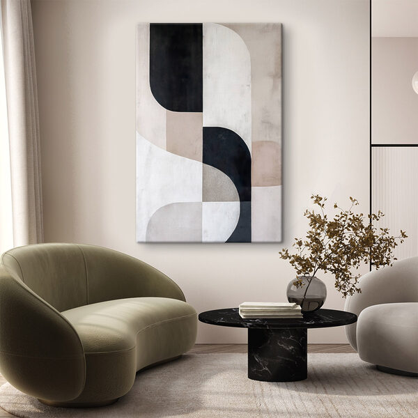 Schwarz-weißes Kunstwerk Schwarz-weißes Kunstwerk