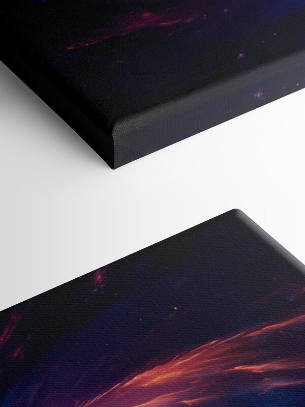 Colorful swirl of light in space Colorful swirl of light in space