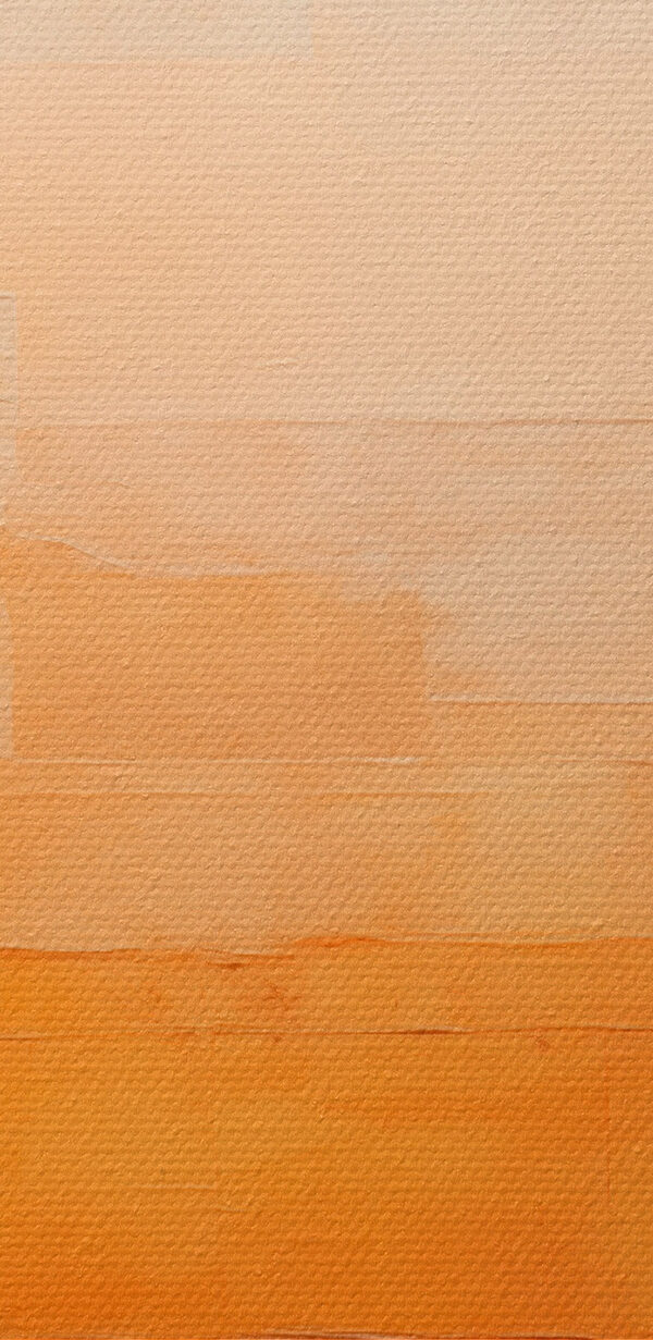 Wand mit orangefarbenen und weißen Streifen Wand mit orangefarbenen und weißen Streifen