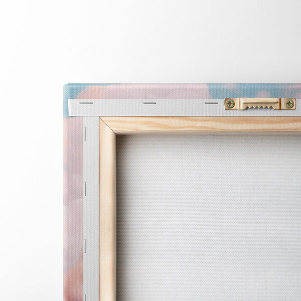 Woman with pink hair