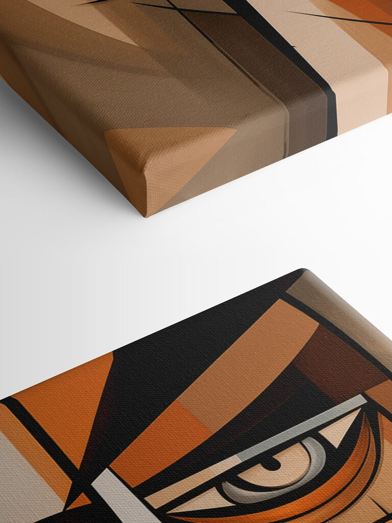 Painting of a woman's face